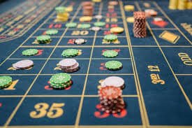 Live dealer roulette studio with multi-camera setup